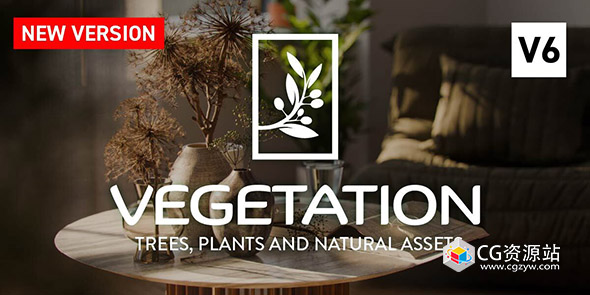 Blender树木植物植被插件+预设 Tree Vegetation V6.0 & Assets-图片1