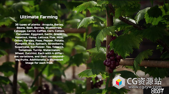 UE5农作物道具农场主题游戏资产 Ultimate Farming