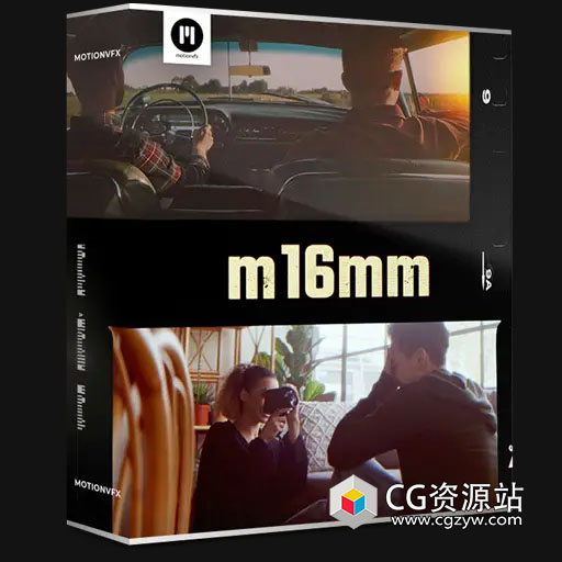 FCPX插件-30种复古怀旧颗粒胶片污垢棱镜电影视觉效果 m16mm-图片1