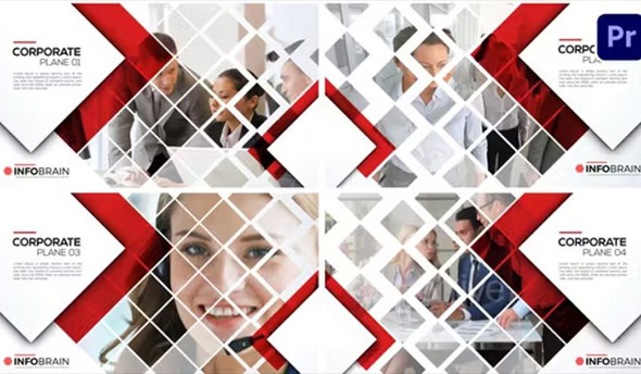 PR模板+FCPX插件-现代企业公司时间线宣传包装片头 Corporate