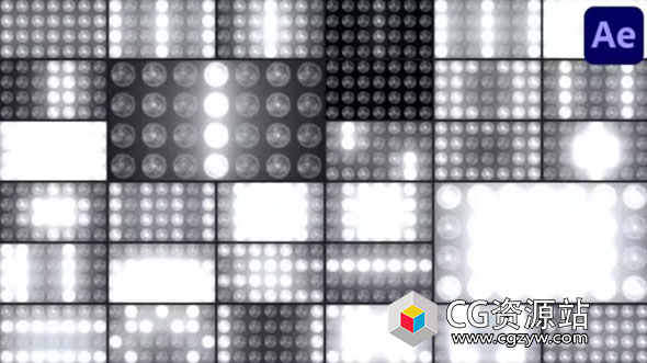 AE模板-LED闪光灯舞台背景素材 Light Flashes for After Effects