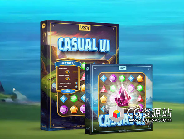 3745种休闲游戏UI交互点击移动碰撞无损音效 Casual UI