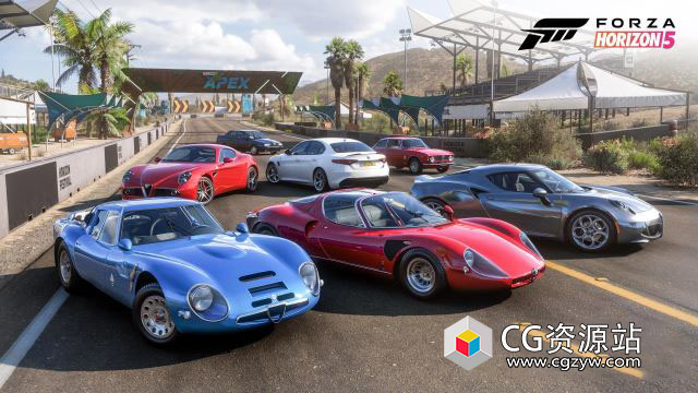 Blender模型 22组极限竞速汽车3D模型 Forza Horizon 5 Blender Cars