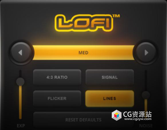 AE插件-复古低保真视频特效 FredPelle – LoFi Plugin