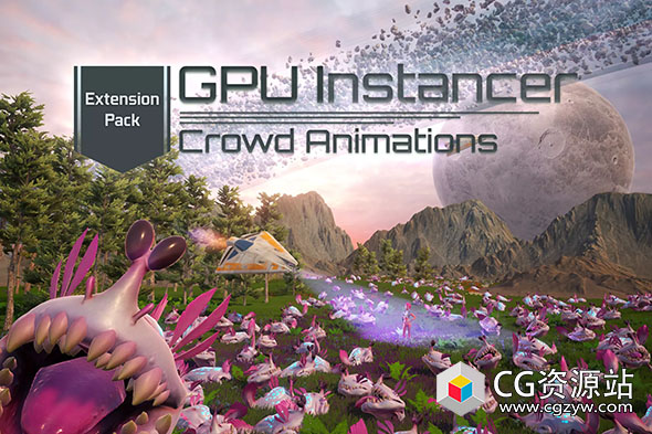 Unity GPU实例转化人群动画 GPU Instancer – Crowd Animations 1.1.6