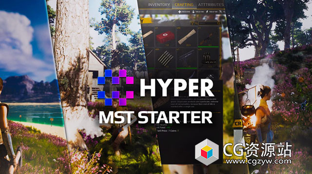 UE5超级多人生存游戏模板蓝图Unreal资产 Hyper Multiplayer Survival Template Starter [MST]