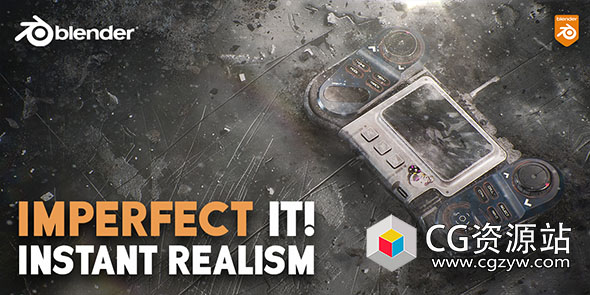 Blender模型表面真实感天气环境模拟插件 Imperfectit V1.0.1