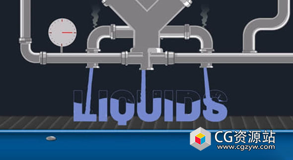 AE一键填充模拟流体MG动画脚本 Liquids v1.0.0+使用教程