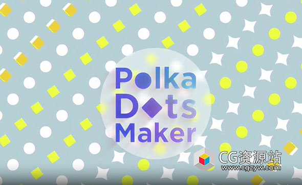 AE脚本-矩阵圆点图形排列MG动画 Polka Dots Maker v2.1+使用教程