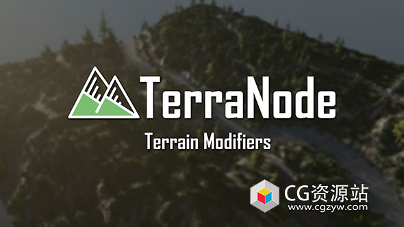 Blender节点地形修改器 Djh Terranode: Terrain Modifiers v1.4