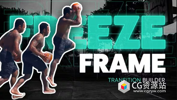 达芬奇模板-人物堆叠定格转场特效动画 Animated Freeze Frame Transitions