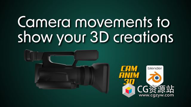 Blender摄像机移动旋转绑定控制插件预设 Cam Anim 3D