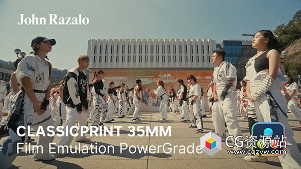 达芬奇调色节点经典港风35mm电影美感胶片外观视频调色预设+LUT ClassicPrint 35mm Film Emulation v5-图片1