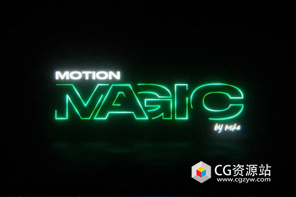 AE运动图形创意视觉MG动画基础教程 Motion Magic+中文字幕-图片1