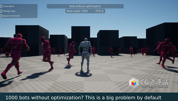 Unreal自动优化游戏插件 NPC Optimizator UE5.3-5.4