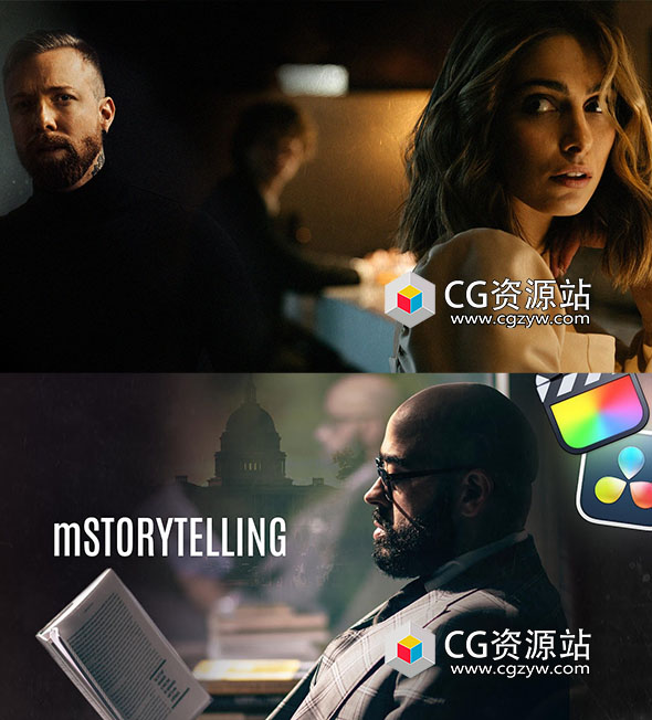 FCPX插件-59组叙事故事片视频文字标题LUT镜头转场预设 mStorytelling-图片1