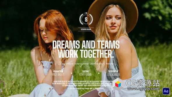 AE模板-6种电影片头标题字幕动画 Cinematic Titles