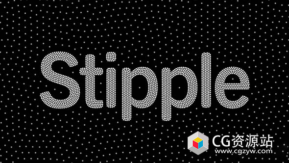 AE插件-图像点画粒子元素特效汇聚动画 Stipple V1.0.3 Win+使用教程