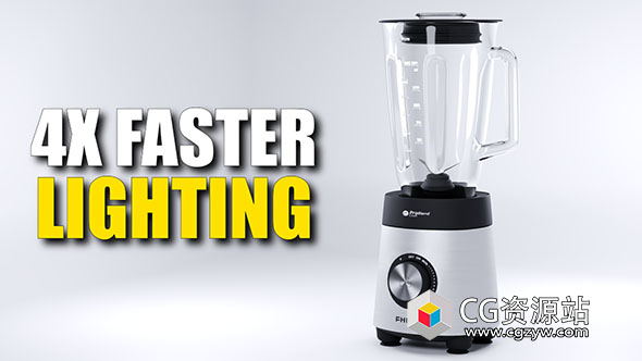 Blender程序化照明场景灯光节点资产预设 Geolights Pro