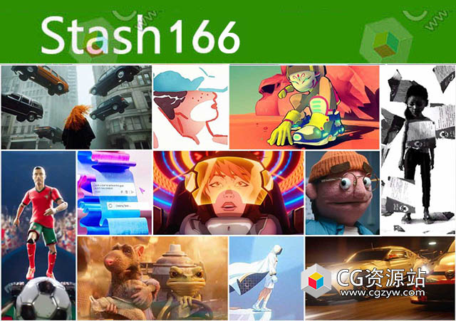 2024年 Stash 166期CG创意电视栏目包装参考广告视频动画短片合集