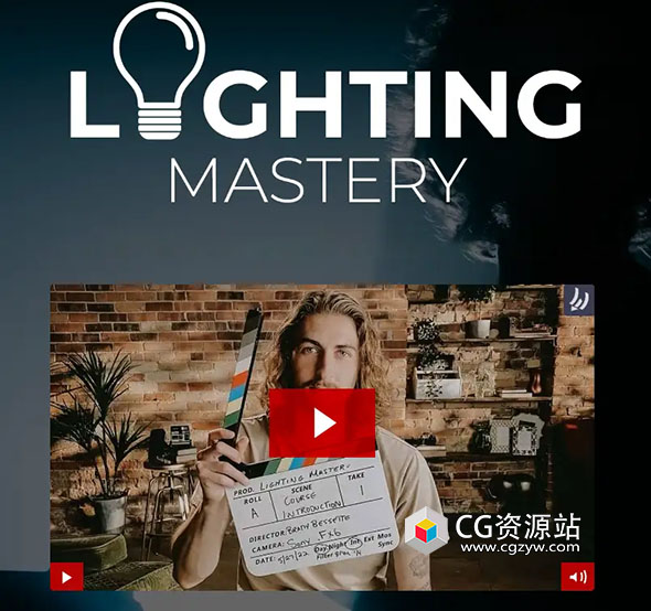 电影短片场景拍摄灯光室内外布光大师课程+中英文字幕 Lighting Mastery with Brady Bessette-图片1