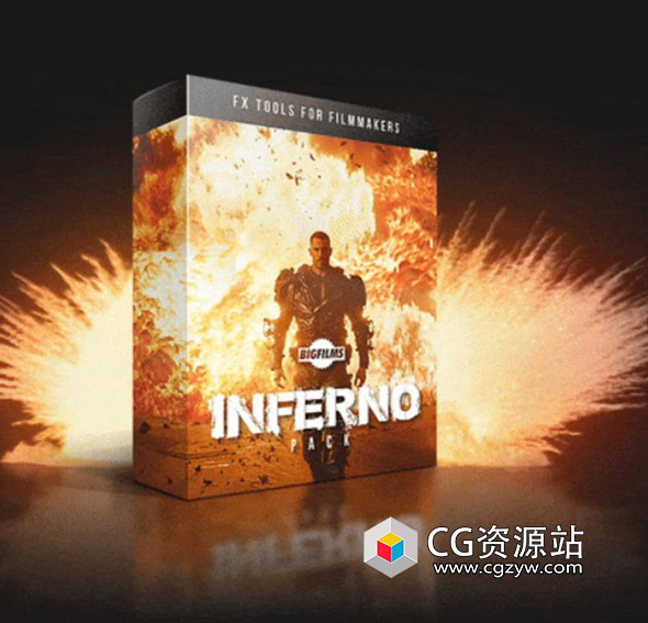 134组巨型爆炸火焰燃烧火灾特效4K视频素材 INFERNO Pack-图片1