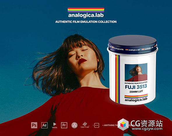 富士电影胶片模拟LUT调色预设 LUT Fuji 3513 35MM Film Emulation-图片1