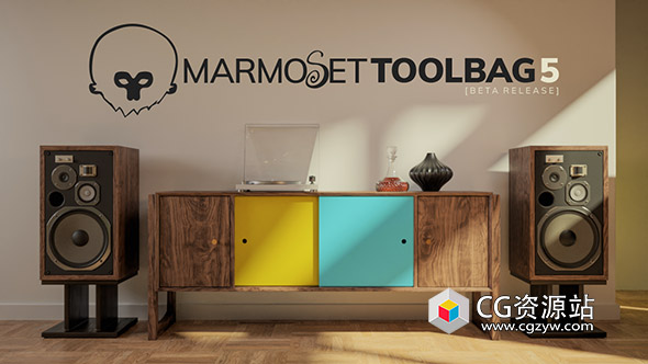 三维场景实时预览软件 Marmoset Toolbag 5.03 八猴渲染器 Win