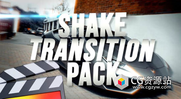 FCPX插件-35种镜头摇晃震动效果视频转场预设 RN Shake Transitions Pack