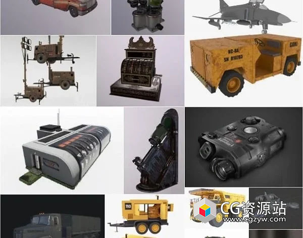 PBR游戏3D模型捆绑包 2024年5月1日-图片1