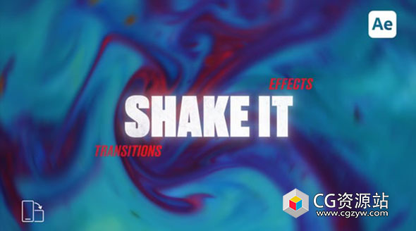 AE模板-32种摄像机震动摇晃无缝转场过渡效果 Shake It: Seamless Transitions & Shake Effects