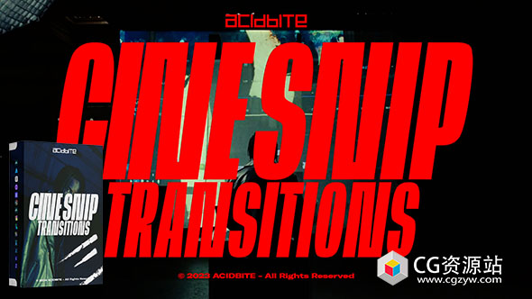 96种复古电影胶片打孔划痕涂鸦扫描视频转场4K视频素材 Acidbite – CINE SNIP TRANSITIONS-图片1