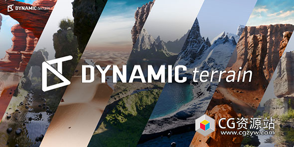 Blender动态地形景观生成插件预设 Dynamic Terrain v1.0.5