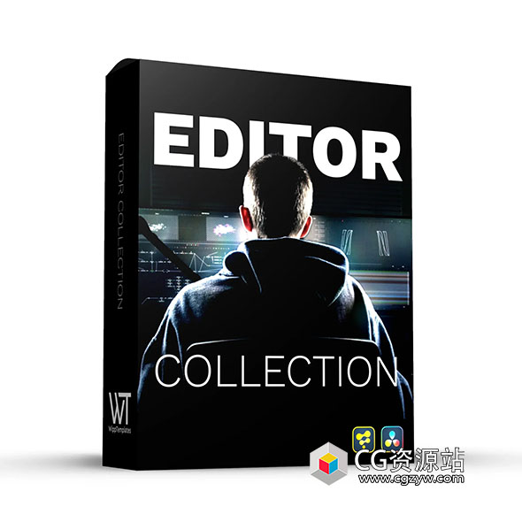 达芬奇插件-23个视频编辑包文字标题缩放效果视频转场预设 EditorCollection-图片1