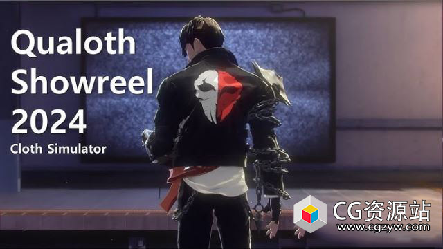 Maya布料模拟插件 Qualoth 5.1-3 for Maya 2025 Win破解版