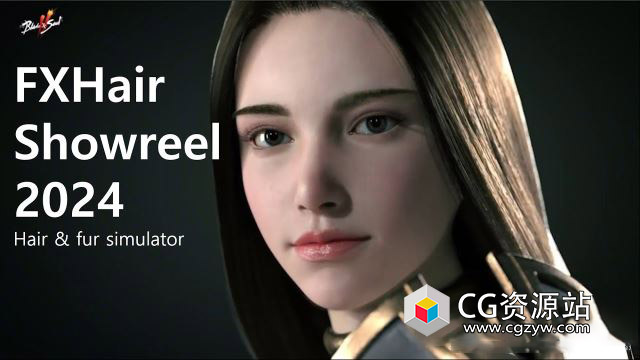 Maya毛发头发模拟插件 FXHair 4.0-3 for Maya 2025 Win破解版