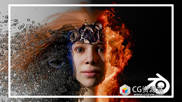 Blender终极布料刚体粒子火烟雾流体物理模拟动画大师视频教程+中英文字幕