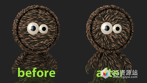 Substance逼真毛发鳞片智能材质 sbsar格式-图片1