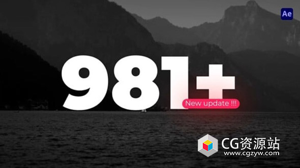 AE模板-数字文本动画 Number Text Animation – AE