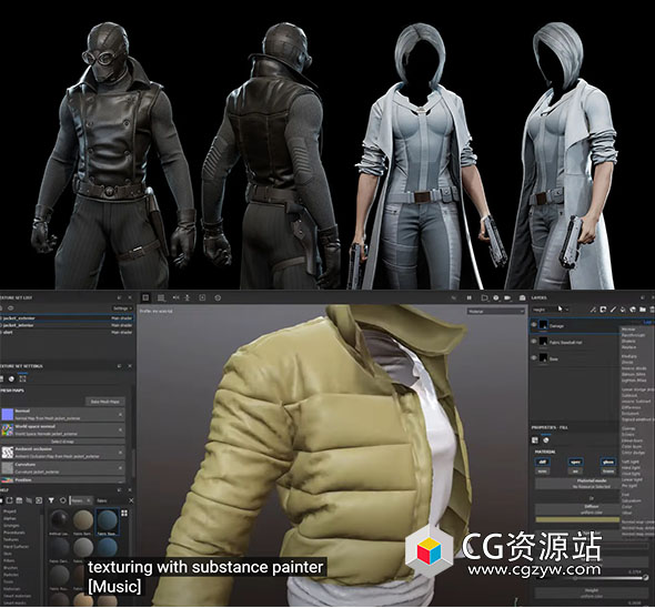 Maya+Zbrush+MD+八猴高品质人物角色服装设计建模教程+中英文字幕