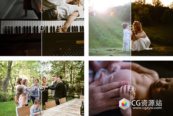 时尚人像照片风光摄影室内土棕色色调LR调色预设 Heartist Collection-图片1