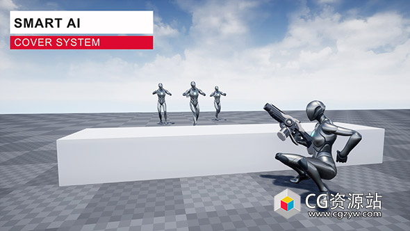 Unreal多人游戏人工智能行为 Smart AI v1.2.10 UE4.27, 5.3, 5.4, 5.5)