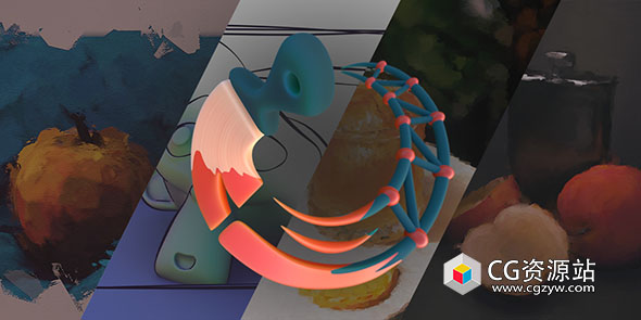 Blender油画模拟资产预设 Tradigitalist Toolbag v3.0