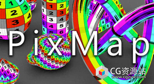 AE插件UV纹理贴图通道映射特效插件 PixMap Win/Mac
