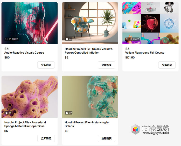 Houdini视觉特效视频教程合集+中英文字幕Patreon GraphicInMotion-图片2