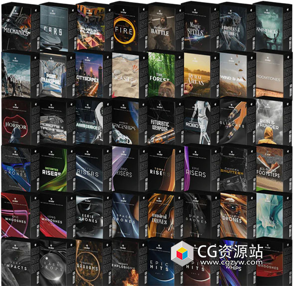 4000个终极音效套装电影元素科幻氛围冲击无人机音效素材包 The Ultimate Sound FX Bundle-图片1