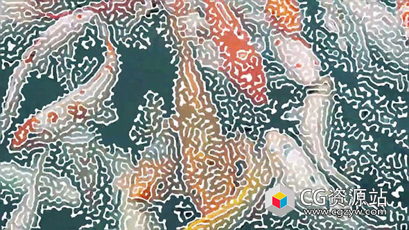 创意抽象视频生成纹理图案AE插件 Turing Pattern V1.1 Win
