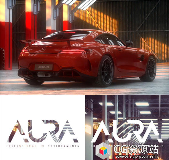 10组Octane/Redshift三维场景灯光渲染环境C4D模型工程文件-图片1