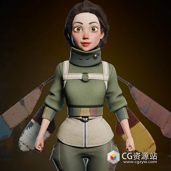 CGBoost Blender 3D人物服装角色建模雕刻全流程新手基础教程+中英文字幕-图片1