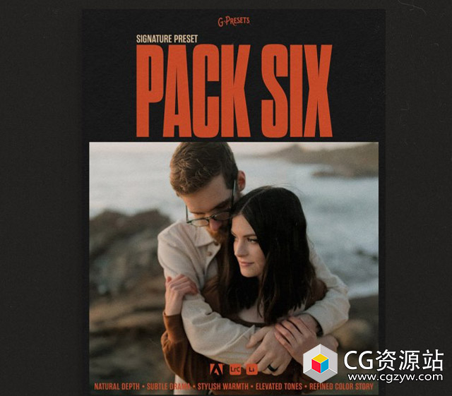 黑白暖色调电影婚礼LR预设包 G-Presets Pack 06-图片1